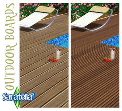 Sims 3 — Outdoor_Boards by saratella — planks of wood for interior and exterior