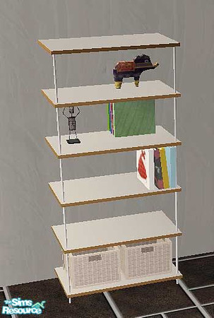 Sims 2 — fresh - bookcase by steffor — 