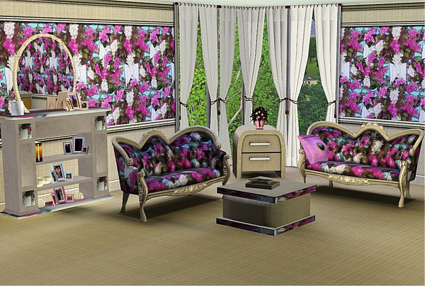 Sims 3 — marcorse_in lilac time pattern by marcorse — "Come down to Kew in lilac time" or so said the