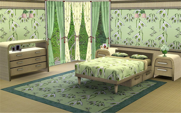 Sims 3 — marcorse_winter snowdrop pattern by marcorse — So delicate, yet so strong to survive the winter cold and flower