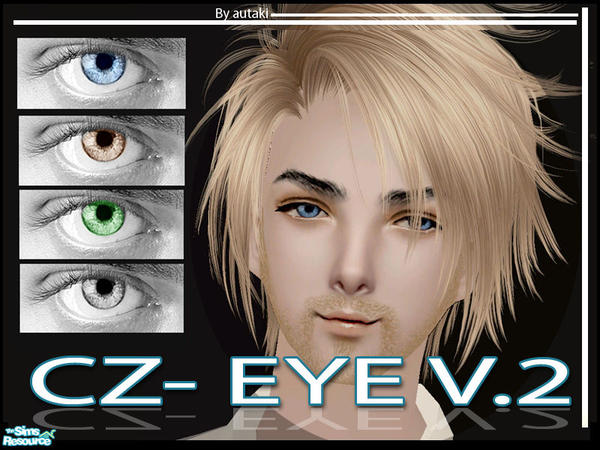 Sims 2 — CZ EYE-V2 *Set* by autaki — CZ EYE-V2 *Set* This set has four colors.