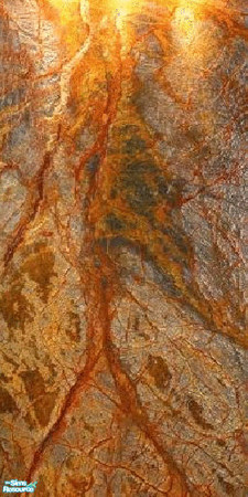 Sims 2 — Rust Marble Wall by tdyannd — One of four walls in my Random Wall Set.