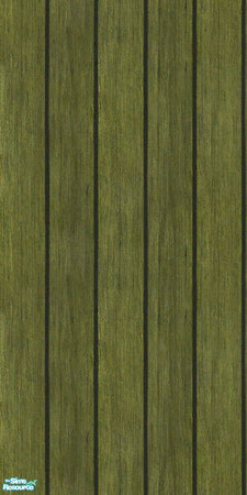 Sims 2 — Garden Shed Wall Panels - Dark Green by Shakeshaft — Part of a new mesh set of even more walls to create Garden