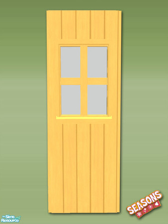 Sims 2 — Garden Shed Wall - Harvest - Mesh by Shakeshaft — Part of a new mesh set of even more walls to create Garden