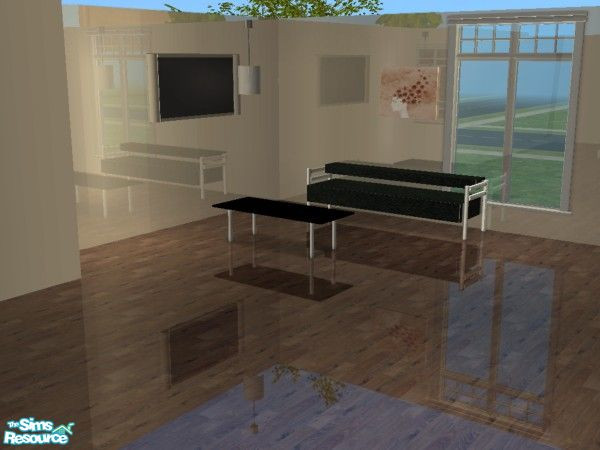 Sims 2 — Modern funirture set by janik — My first mesh set! Enjoy!