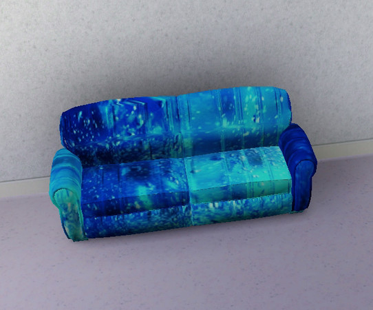 Sims 3 — Blue sofa by Bebana2 — Blue sofa ***BEBANA***