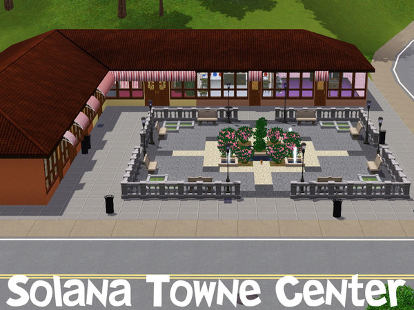 Sims 3 — Solana Towne Center by frisbud — Part of my Sims1 conversion series. Solana Towne Center was added with the
