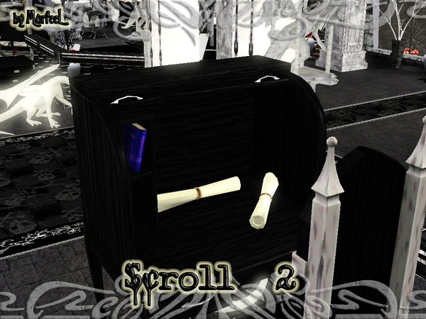 Sims 3 — Scroll 2 by murfeel — Scroll decor by MurfeeL