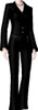 Sims 3 — black suit by Victrola19912 — love this black suit for day and night wear