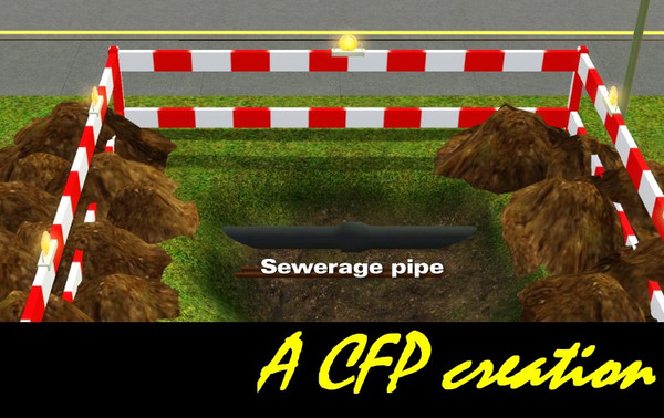 Sims 3 — Under Construction Sewerage Pipe by carlosfilipepedro — Sewerage pipe for the under construction hole by Carlos