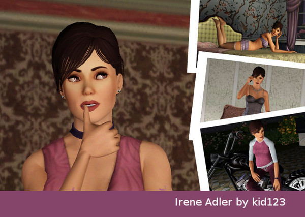 Sims 3 — Irene Adler by kiddouglas123 — A lovely girl with strong character.
