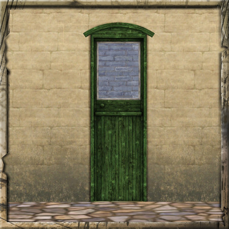 Sims 3 — Yard Door (half plain glass) by Cyclonesue — By Cyclonesue for TSR (www.thesimsresource.com) TSRAA