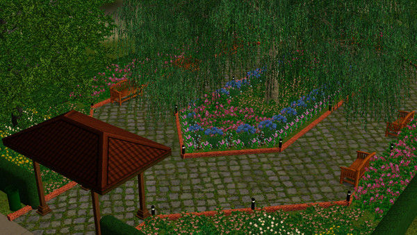 Sims 3 — Butterfly Park by deerwalker2 — A fully landscaped park to catch all your butterflies. Including all the
