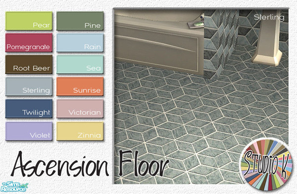 Sims 2 — Studio K Ascension Floor_Set 03 by StudioKhagerks — 