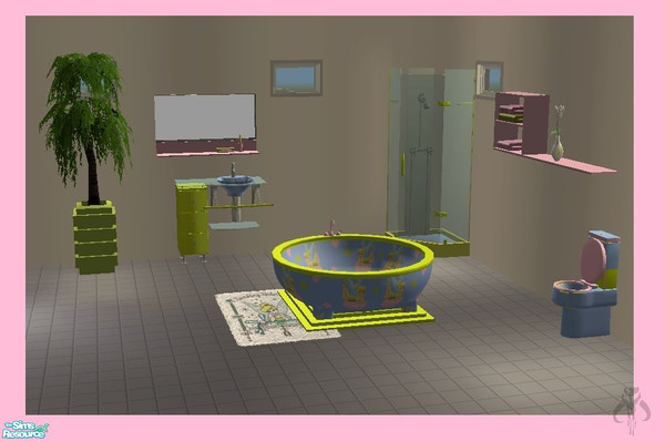 Sims 2 — Tinkerbell bathroom by BountyHunter77 — A cute bathroom with the lovely Ms Bell.