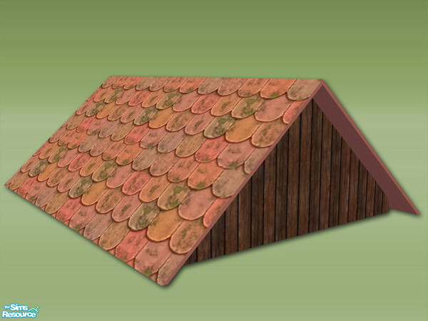 Sims 2 — Garden Shed 3x4 Deco Roof -Terracotta by Shakeshaft — Part of a set to create a Garden Potting Shed for your