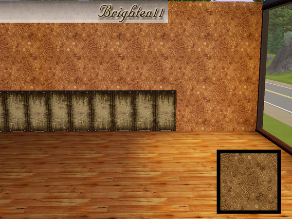 Sims 3 — BR11 Steampunk Paper 1 by Brighten11 — Steampunk Paper 1 - Brighten11