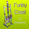 Sims 3 — Funky Easel by Googleybear2 — A funky easel for funky paintings.