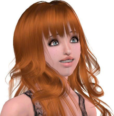 Sims 3 — Asher Da'Hipster by renny2542 — Asher is a young adult. Her traits are, party animal, neat, eco-friendly,
