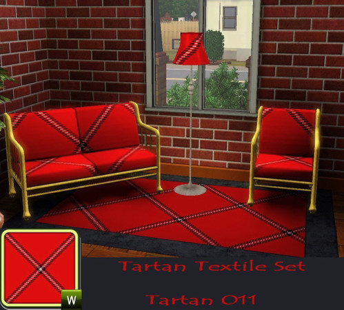 Sims 3 — Tartan Textile Set-Tartan 011 by allison731 — By allison731 www.thesimsresource.com One of the tartan patterns