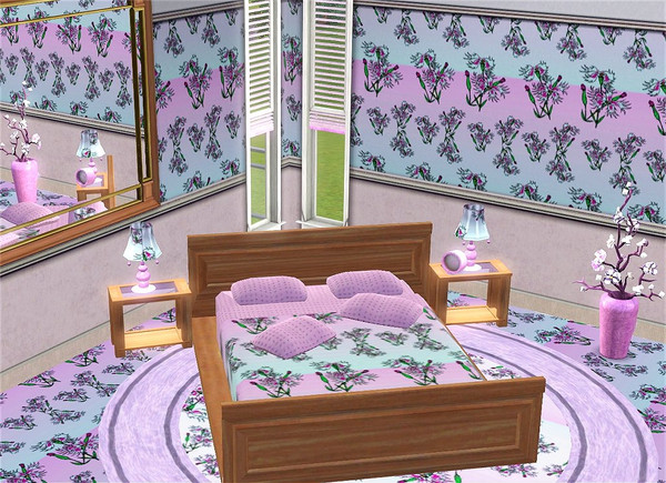 Sims 3 — marcorse_gilliflower pattern by marcorse — This pretty little flower with the ragged edges is an old-fashioned