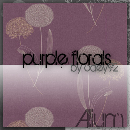 Sims 3 — Alium by Odey92 — Softly shimmering long stemmed florals with a subtle linen effect background to create a truly