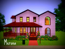 Sims 3 — Merona by lovehate999 — Merona is a large two story family house, that was built to house a large household. The