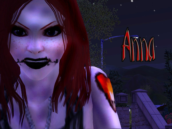 Sims 3 — Anna Iren by Semi3333 — This is Anna she is Evil death sim and like zombie (=0.0=)