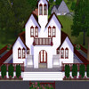 Sims 3 — Wedding Chapel by christina832010 — This wedding chapel is a great way to have an indoor wedding, it has two