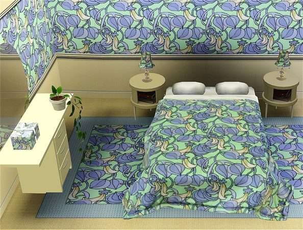 Sims 3 — marcorse_blue balloons pattern by marcorse — These are not balloons in the literal sense, but the stylised