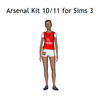 Sims 3 — Arsenal Home Shorts 10/11 by xabibrolonso2 — Arsenal FC Home Shorts Season 10/11