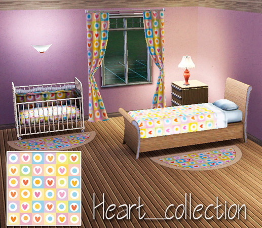 Sims 3 — Pattern_heart_03 by Sonata77 — Third theme from "Heart_ collection".