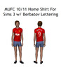 Sims 3 — Manchester United Shirt 10/11 Male by xabibrolonso2 — Manchester United 10/11 Season Home Shirt Male Berbatov