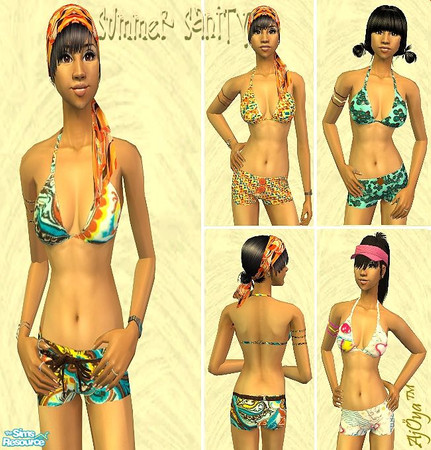 Sims 2 — Summer Sanity by Ajoya — Some of us wouldn\'t be caught dead or alive with our goods showing everywhere! That\'s