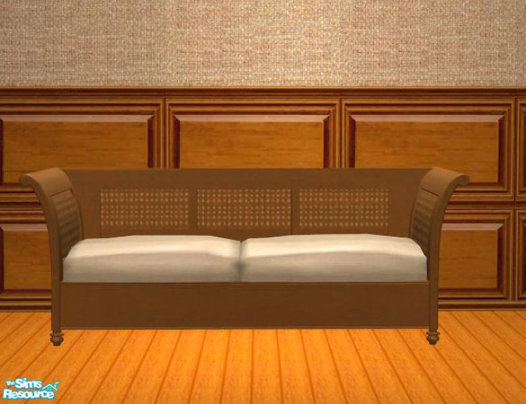 Sims 2 — PB Dining Recolor Honey - Loveseat with Polster beige by ShinoKCR — Please redownload the Mesh - its overworked