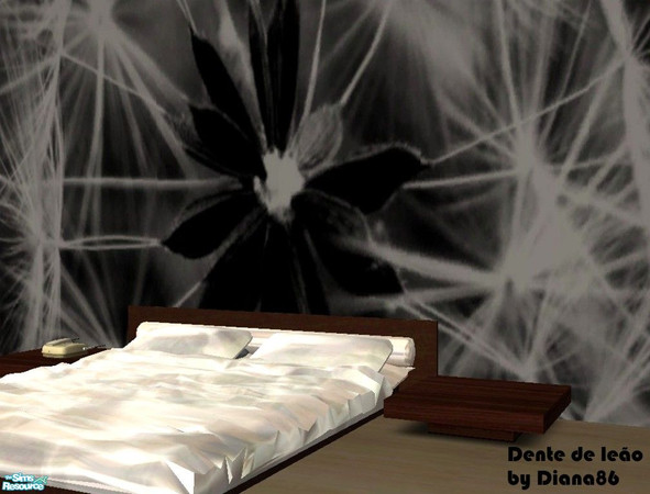 Sims 2 —  by Diana86 — With this wallpaper you will feel the nature in your home. 