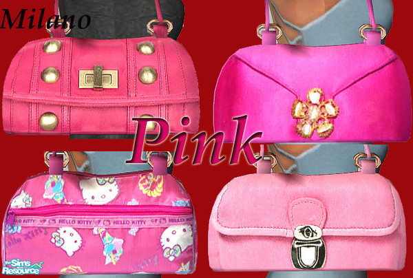 Sims 2 — Pink Designer Purses by milanokat — Enjoy!