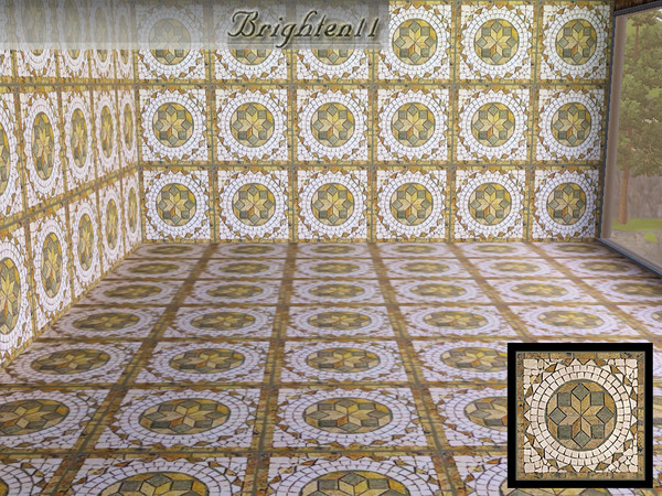 Sims 3 — BR11 Marble Medallion by Brighten11 — Marble Medallion - Brighten11