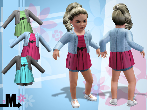 Sims 3 — Herz by miraminkova — Another beautiful dress for your sunshines.