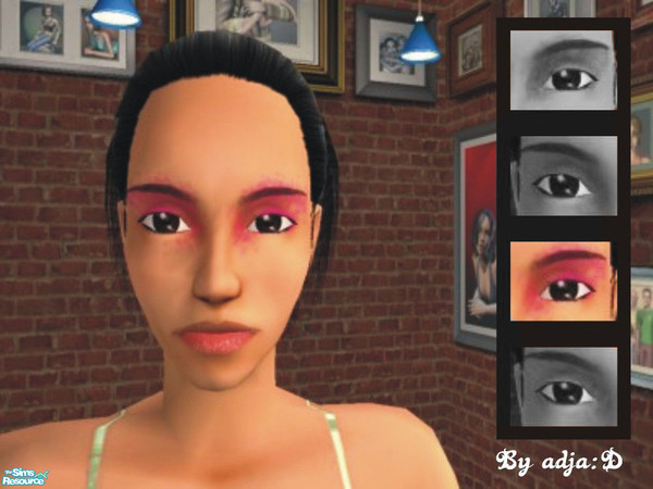 Sims 2 — Inordinary Eyeshadows - Pink by adjaD — ...