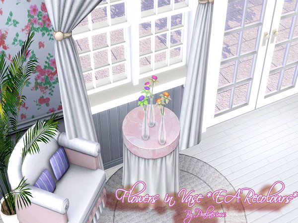 Sims 3 — Flowers in Vase *EA Recolours* by TSR Archive — By Pralinesims -EA Recolours!