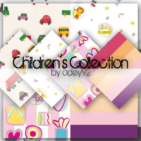 Sims 3 — Children's Collection by Odey92 — A set of children's patterns, specifically for any child's bedroom or nursery.