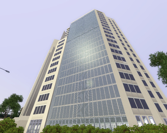 Sims 3 — Visions of Moon by happyyasu092 — Visions of the Moon is luxurious block of apartments. 20s storey building