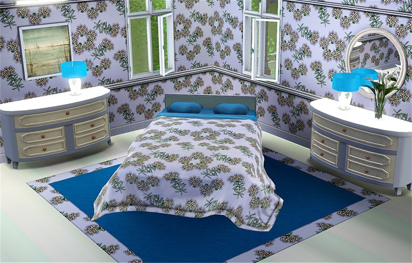 Sims 3 — marcorse_cleome collage pattern by marcorse — A simple pattern featuring flower stalks and heads of the lovely