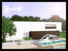 Sims 3 — Hubert by eddys — Modern, spacious family home with a beautiful garden. Ground floor: living room, dining room,