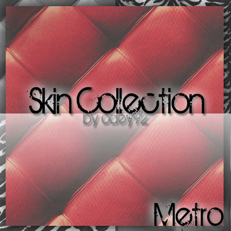 Sims 3 — Metro by Odey92 — A heavy weight leather look textured wallcovering in a diamond patchwork with stitching detail