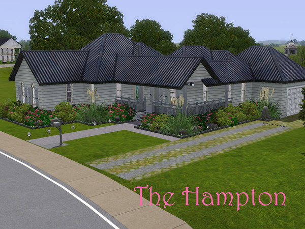 Sims 3 — The Hampton by Degera — A classic family home, the Hampton features three bedrooms, two and one half bathrooms,