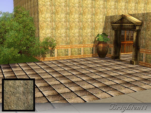 Sims 3 — BR11 Rough Concrete by Brighten11 — Rough Concrete by Brighten11. Two editable channels.