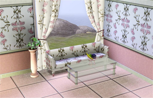 Sims 3 — marcorse_pink carnation pattern by marcorse — As much as I've had a life-long love affair with roses . . .