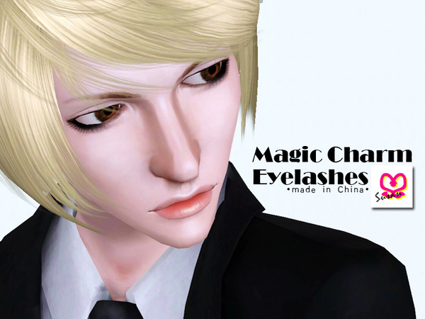 Sims 3 — Magic Charm Eyelashes by Susan372 — Men seldom make-up, so I created a simple under eyelashes. ;P